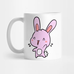 Cartoon Pink Rabbit Mug